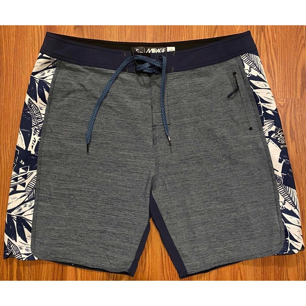 Rip Curl Mirage Ultimate Board Shorts Mens 38 8" Beach Swim Trunks Cordura